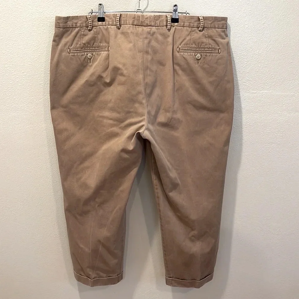 Peter Millar khaki flat front pants size 42 style MC00B84